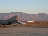 nameless other Scaled Composites craft taxies by