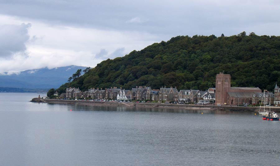 Oban Bay looking toward hotel